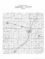 Cherokee County Outline Map, Cherokee County 1907 Cherokee Times